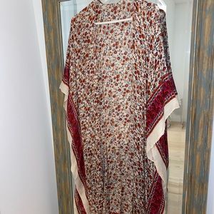 American eagle colorful kimono